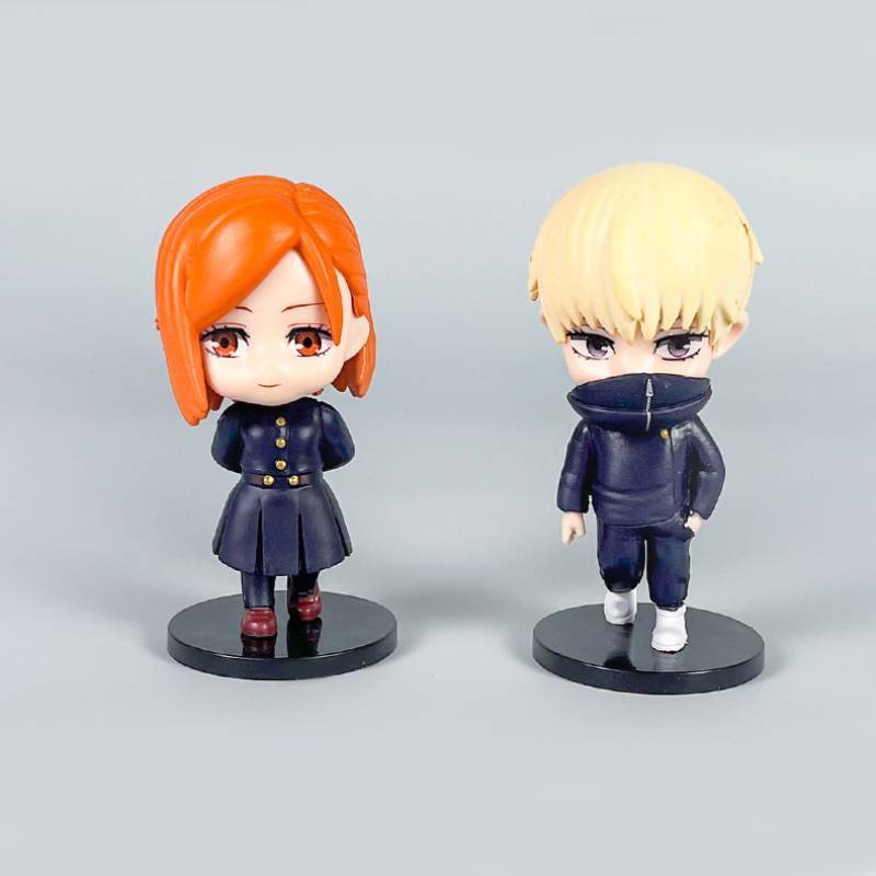 Модели персонажей Jujutsu Kaisen с пазлами и витриной для коллекционеров аниме