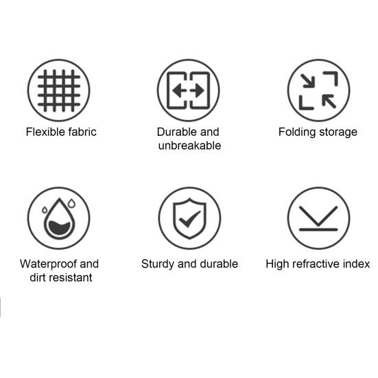 Round Reflector Two-in-one Fill Light Durable Compact Foldable Easy To Carry Photography Light