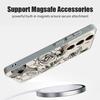 Магнитный Чехол Для Magsafe Для Samsung Galaxy S26 Ultra S25 Edge S24 Plus S23 FE S22 A54 A55 A56 5G Узор Линии Розы Цветы Листья Матовый Чехол