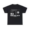 Футболка US Army M3 Grease Gun 100% Хлопок Круглый вырез Короткий рукав Летняя Повседневная Мужская футболка Размер S