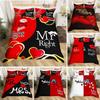Mr Mrs Romantic Wedding Theme Comfortable Duvet Quilt Cover Pillowcase Bedding Set Children Bedroom Decoration Home Textile