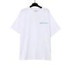 Unisex Oversized Cotton T-Shirt With Bold Letter Print Vintage Washed Loose Fit Casual Tee