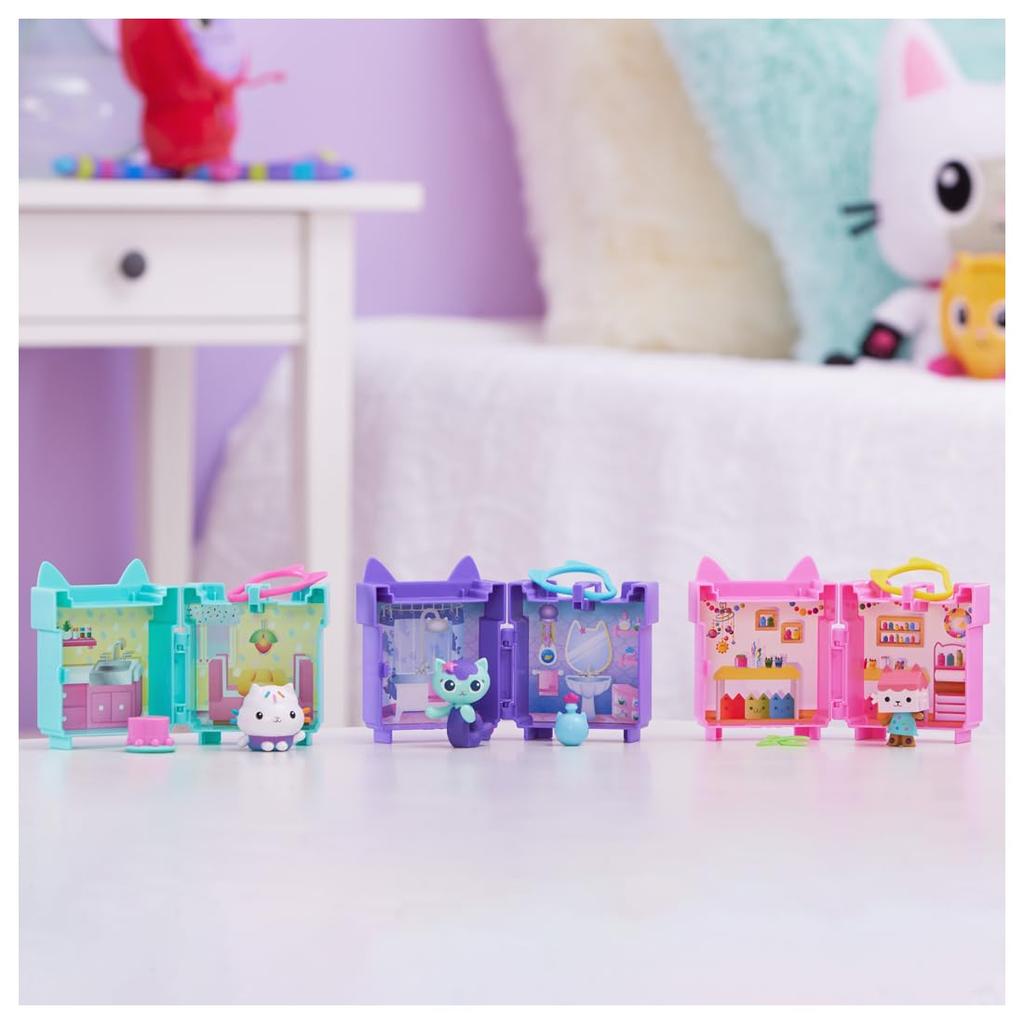 Кукольный домик Соединяемый Мини-дом Детская Коробка-комната Габби