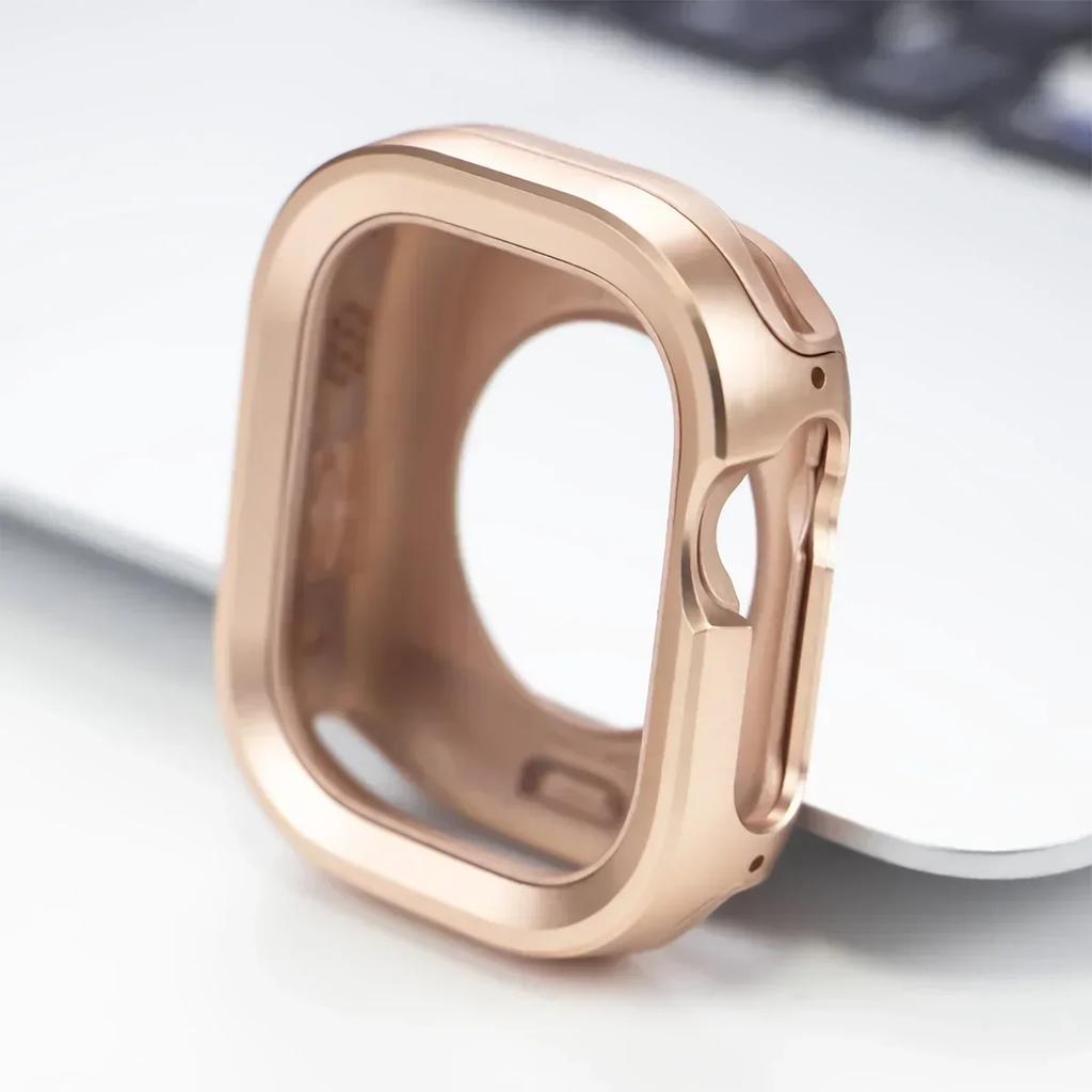 Металлический Чехол для Apple Watch Ultra Корпус 49мм 45мм 41мм 44мм 40мм Бампер Рамка Защитный Корпус для iWatch Серии SE 8 Ultra 7 6 5