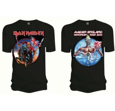 Унисекс футболка Iron Maiden Евротур