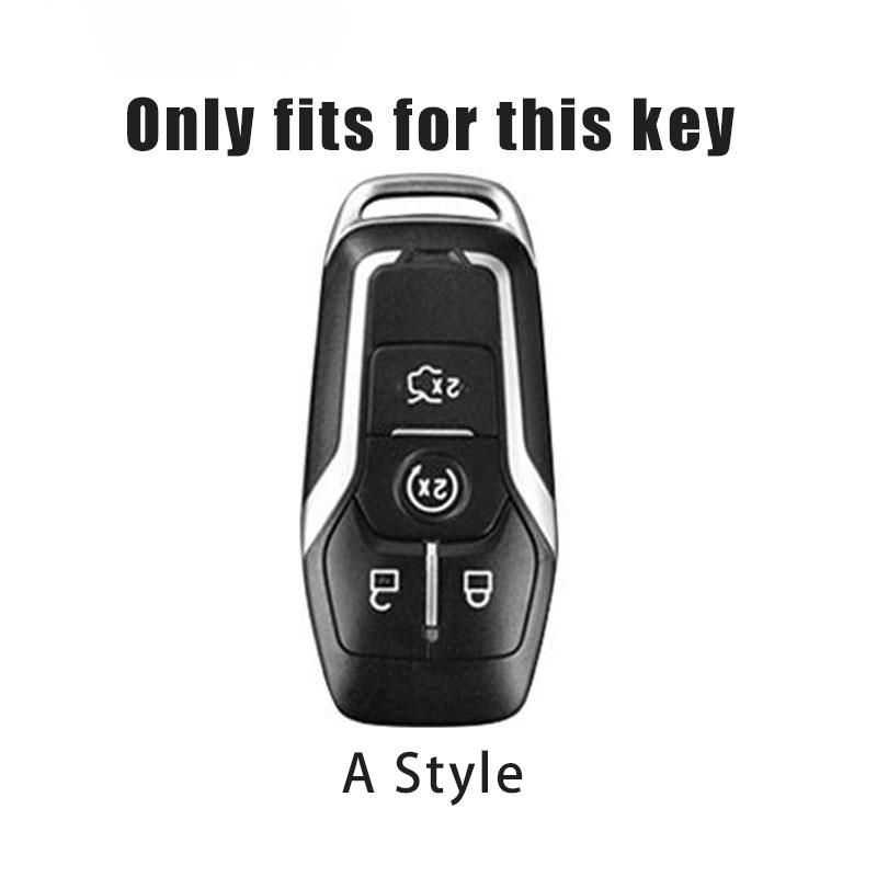 For Lincoln Navigator 2 Mkx Mkz Mkc Mkt Mks Continental Diecast Zinc Alloy Leather Car Key Housing Cover Bracket Protector sl1