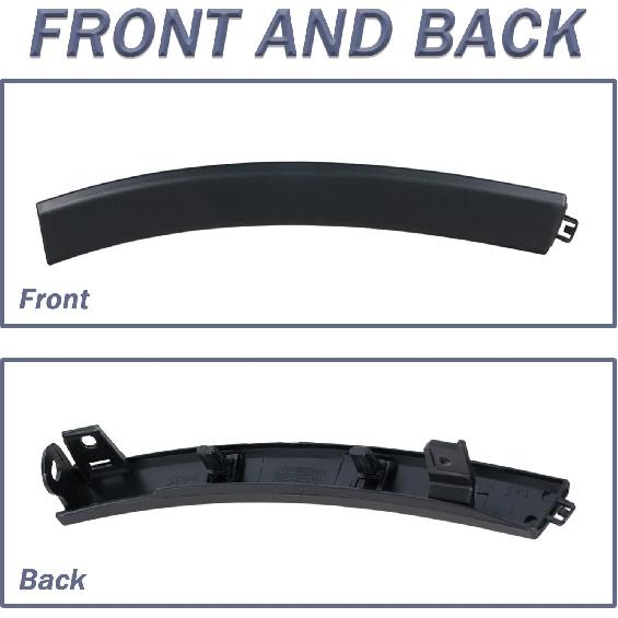 For Honda CRV 2007-2011 Front Bumper Wheel Fender Eyebrow Molding Trim Left&Right