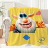 Cute Booba Throw Lightweight g Flannel Blanket Soft Skinfriendly for Summer Cooling