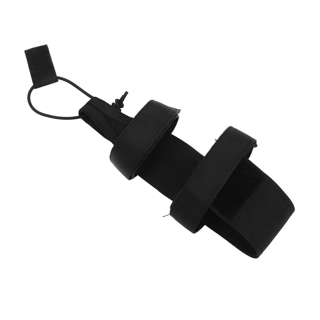 Water Bottle Carrier Camping Hiking Water Bottle Holder Outdoor Adjustable Webbing Kettle Cover Black