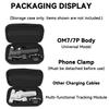 Protective EVA Hard Case for DJI OM 7/7P/8 Gimbal Stabilizer Waterproof Shockproof Travel Carrying Storage Bag Box Accessories