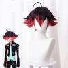 Парик Gueira, аниме PROMARE Mad Burnish, парик для косплея, черный, красный, термостойкие синтетические волосы, парик для косплея на Хэллоуин, Gueira, парик для косплея