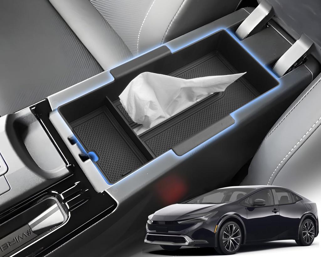 WEIPIN Console Tray for the New 60 Console Prius Console Inner Center Small Item ABS Easy Prius 5th Generation Custom Parts Prius, Box, 60, Tray,