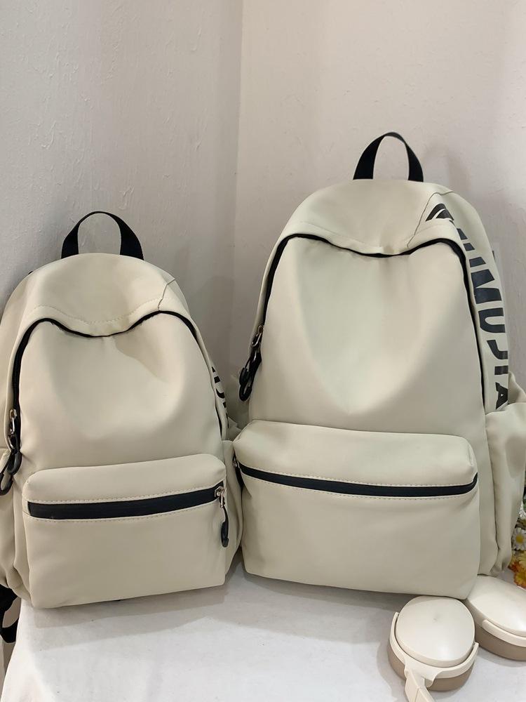 Schoolbag Simple Letter Backpack Girls Elementary School Bag 1011 New Boys Junior High School High School Backpack