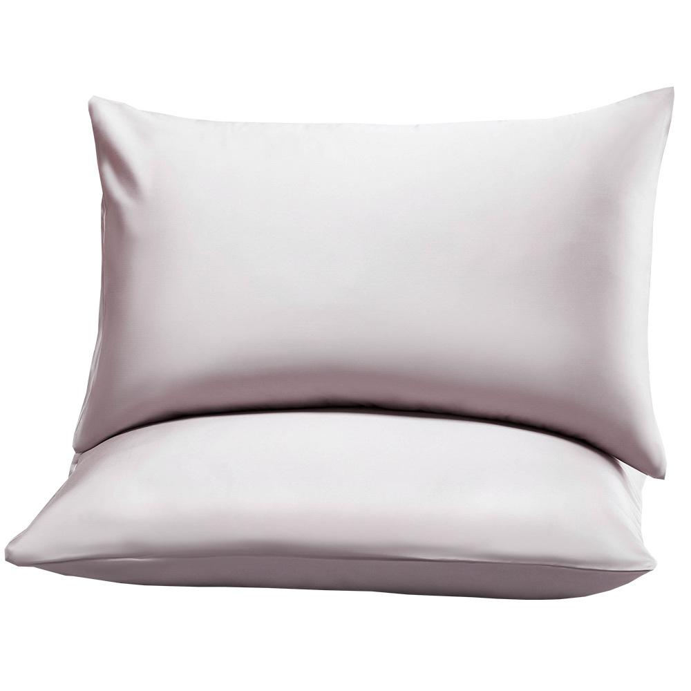 Tencel Lyocell Pillowcase Summer Silky Smooth Solid Color Silk Cool Pillow Towel Pillowcase