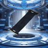 Graphics Card Extension Cable EMI Shielded GPU Extension Cord PCIE 3.0 Extension Cable Extension Port 90 Degree Adapter