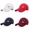 Versatile Baseball Cap With Adjustable Size And Cotton Blend For Spring Wear