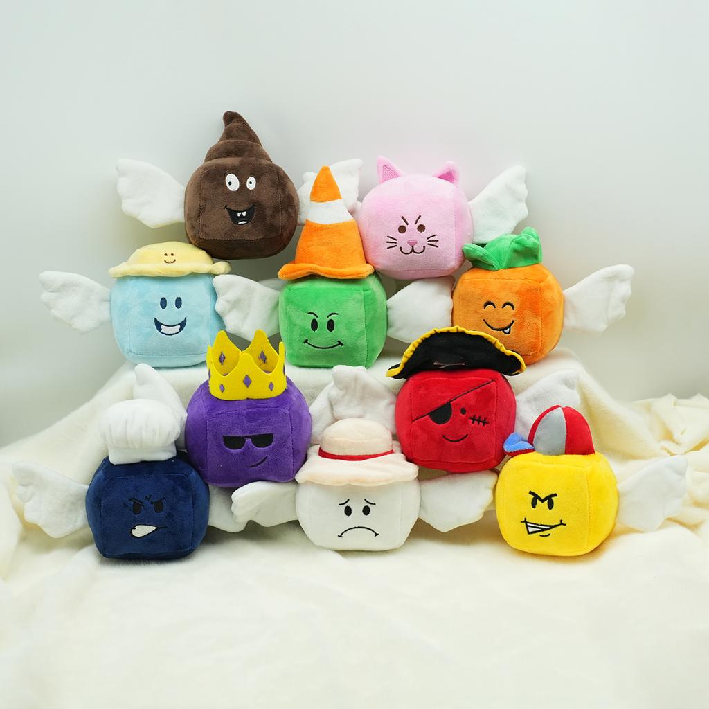 TreasuringU New Fruits Blox Plush Toys Become Luck Block Anime Game Stuffed Toy Devil Fruit Soft Dolls Kids Birthday Gifts