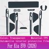 For Kia EV9 (2026)  Gearbox Panel Navigation Automotive Interior Screen Protective Film TPU Anti-Scratch Sticker