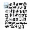 45pcs Cat Theme Sticker Self Adhesive DIY Kawaii Decorative Stickers for Calendar Notebook