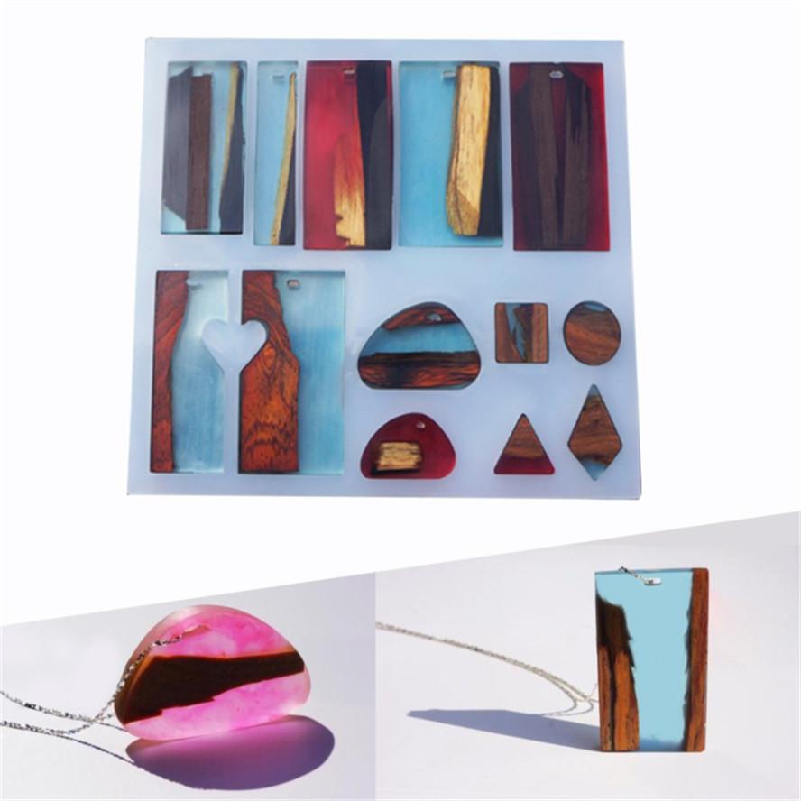 10 шт DIY браслет ювелирные изделия литья формы силиконовые смолы ювелирные формы набор для смолы эпоксидной смолы