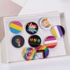 Men Women Jewelry Accessories Denim Collar Pin Gay Badge LGBT Brooches Rainbow Brooch