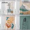 JINRUN утолщенная водонепроницаемая занавеска для ванной комнаты, устойчивая к плесени, занавеска для душа, занавеска для душевой перегородки, занавеска для душа, занавеска для ванной комнаты, бесплатная перфорация
