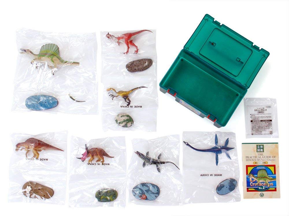 COLORATA 3D Иллюстрированная Книга Реалистичная Фигурка Коробка 7 Динозавр Меловой Период 2 Футабазавр Кирю Ручная Фигурка Подарок День Рождения Реалистичная Фигурка (Дино Том 2