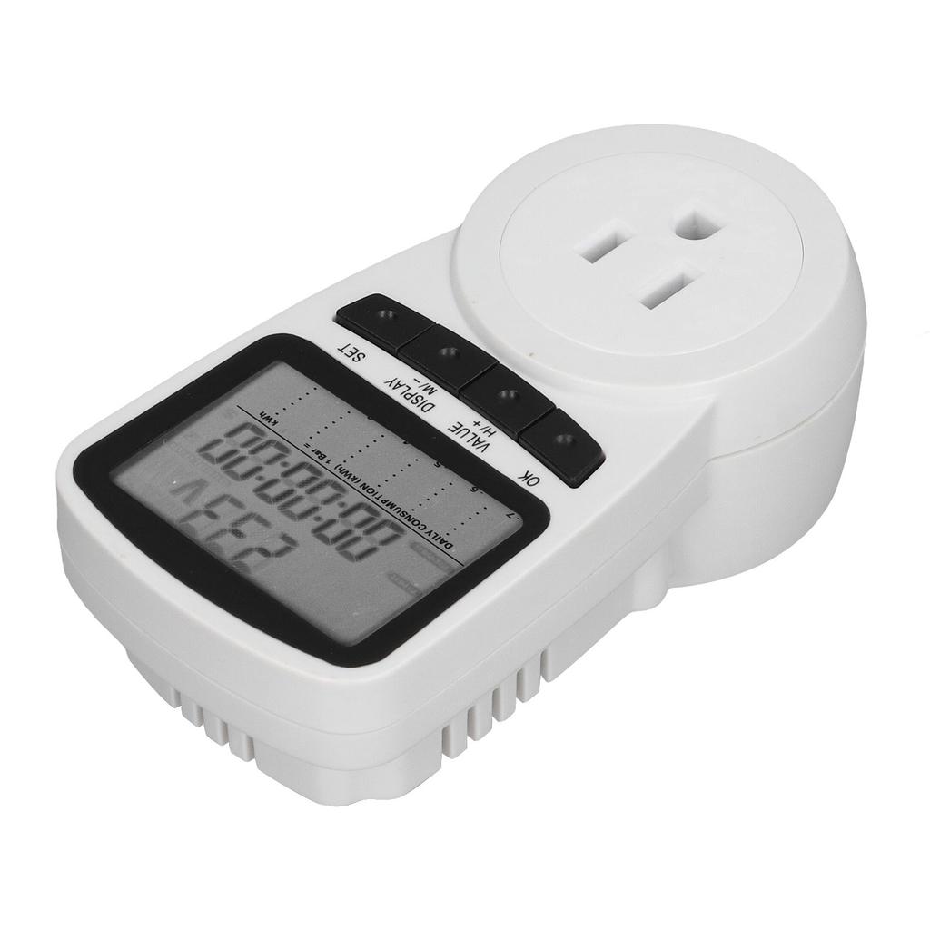 Розетка с измерением мощности Интеллектуальная розетка-тестер напряжения мощности Монитор потребления электроэнергии