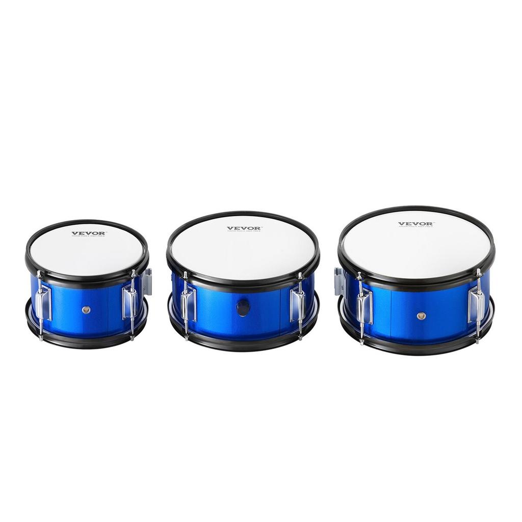 Kids Drum Set 5-Piece 16 in Beginner Children Drum Set with Throne Blue