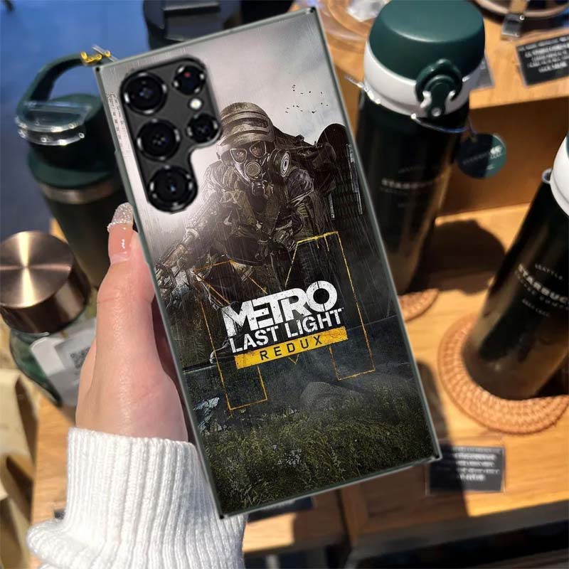 Metro 2033 Чехлы Чехол для телефона для Samsung Galaxy S26 Ultra S25 Edge S24 S23 FE S21 Plus S20 S22 Чехол ТПУ Капа Оболочка Ударопрочный Pa