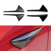 2 шт. Защитная крышка боковой камеры автомобиля для Tesla Model 3 Y ABS Углеродное волокно Крышка поворотника Накладка Декоративные аксессуары