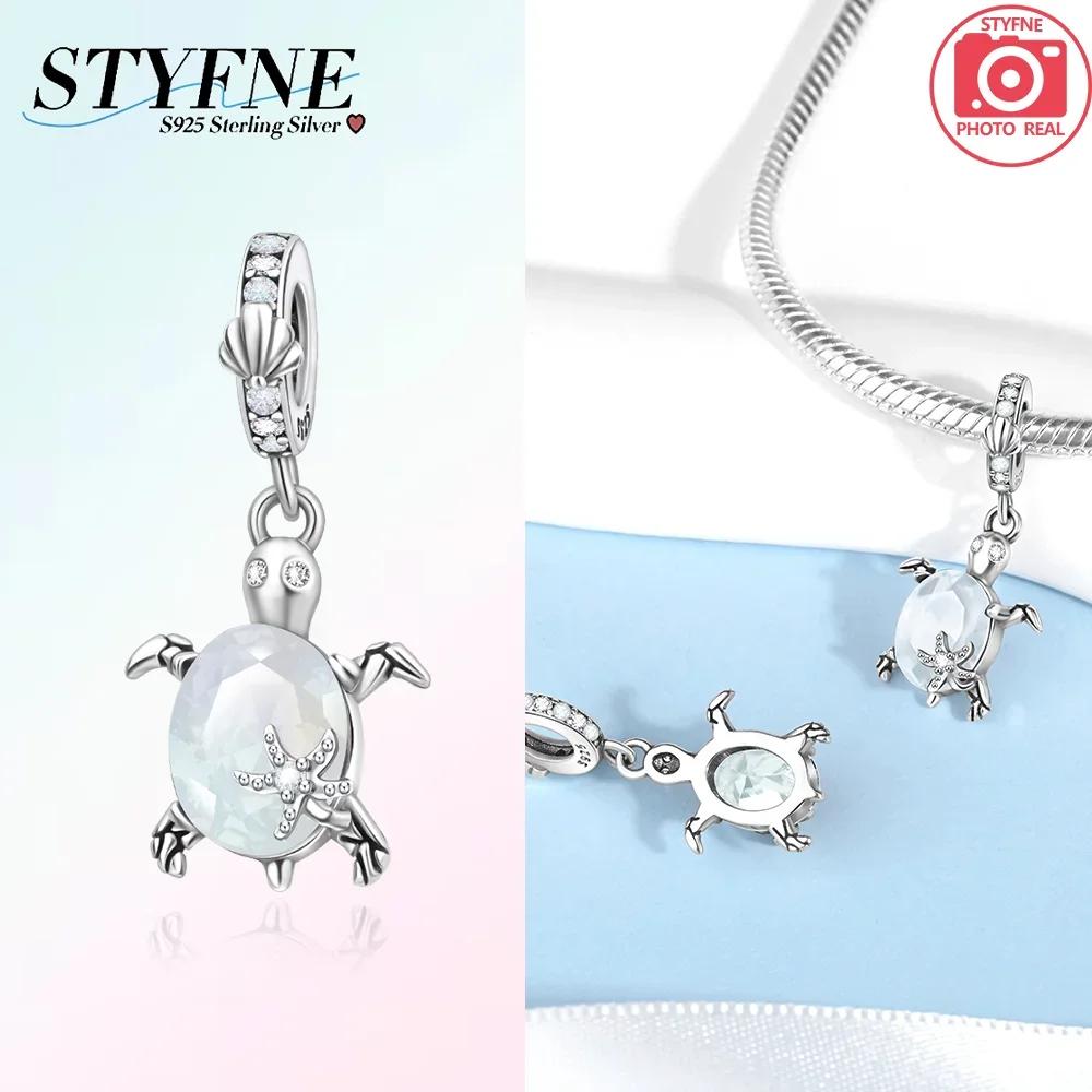 Exquisite Copper Colorful Star Turtle Charm Fit Original Bracelet Women Necklace Jewelry Gift Copper Charm Beads