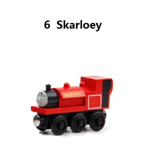 Набор железнодорожных дорожек Томаса и его друзей, игрушка Джеймс Дьюк Петси Генри, поезда из сплава, карета из деревянного сплава, магнитная модель, детская развивающая игрушка