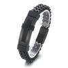 Hip -Hop Style Bracelet Rock Vacuum Electroplating Curved Brand Braided Front And Back Chain Trendy Men 'S Bracelet 