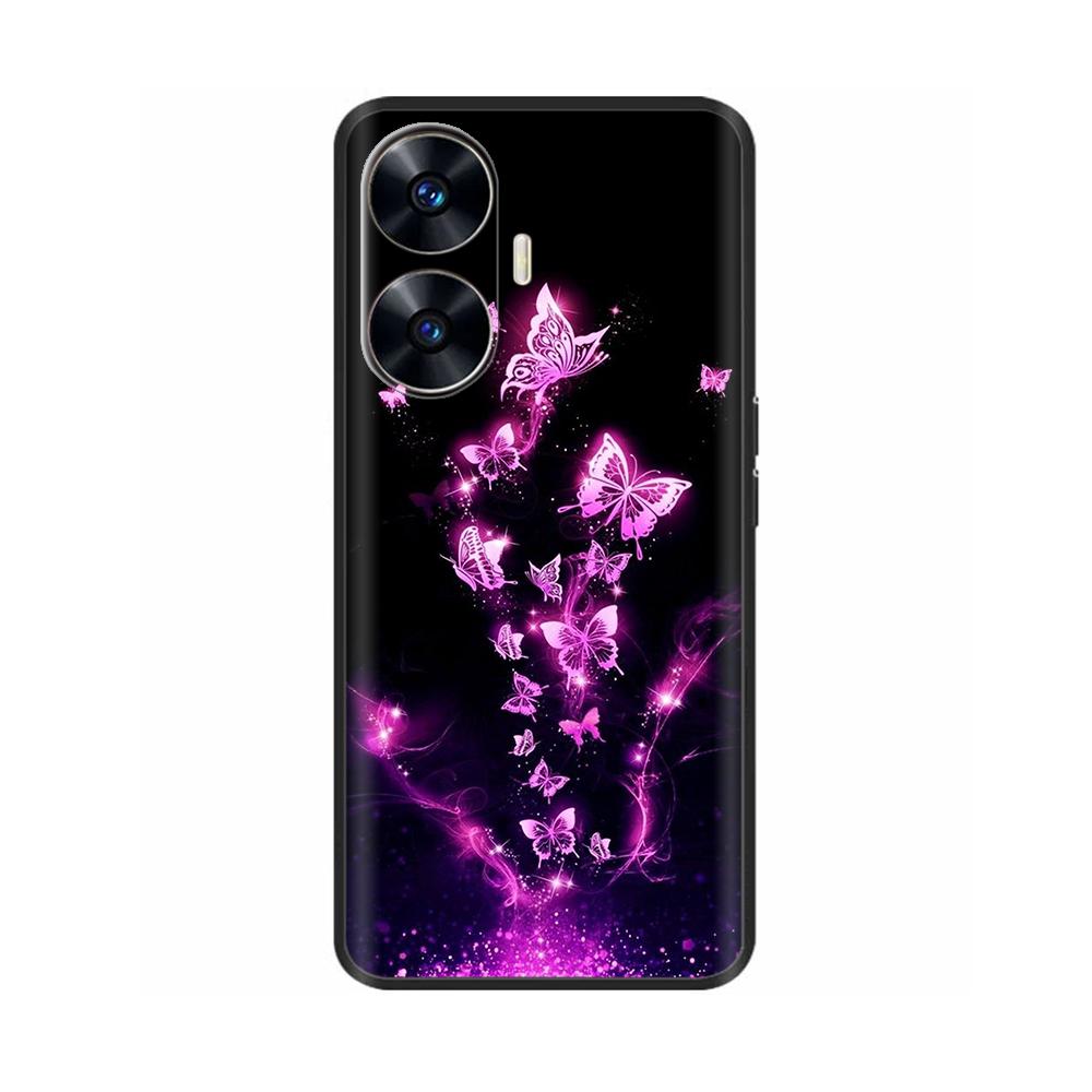 Ударопрочный Чехол Для Realme C55 Чехол Животные Расписанный Мягкий Силикон ТПУ Чехол для Телефона Для Realme Narzo N55 Чехол C 55 RMX3710