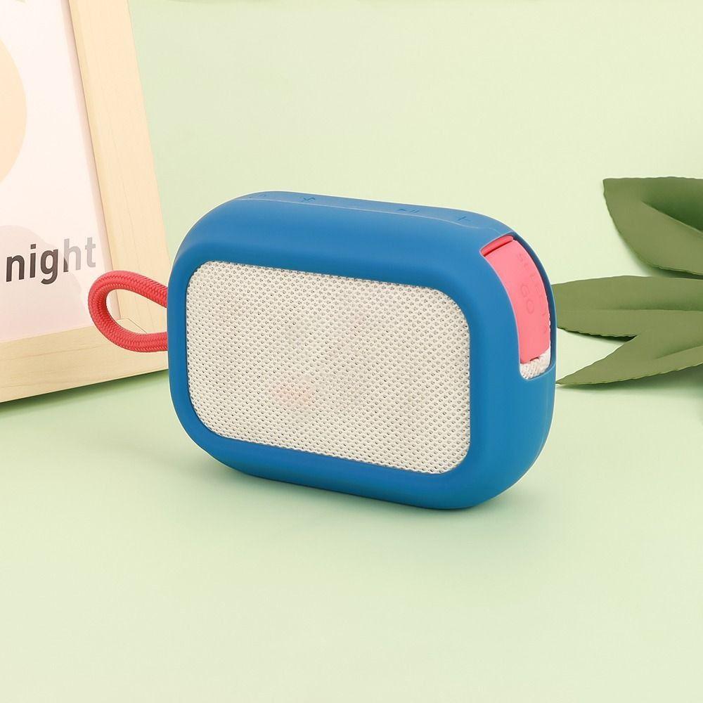 Shockproof Carrying Case Silicone Bluetooth Speaker Sleeve for SoundCore Select 4 Go Travel