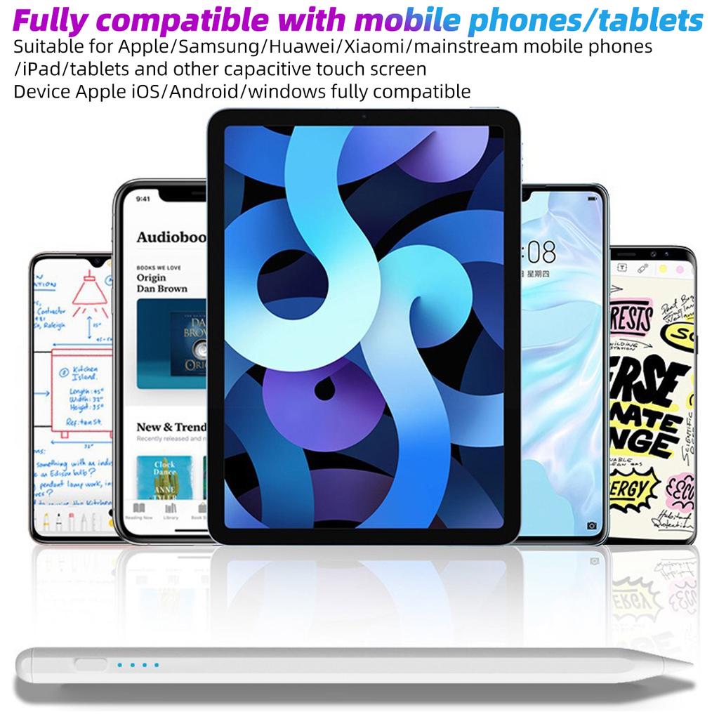 FONKEN Универсальный 9-й активный стилус, магнитно-емкостная ручка, карандаш для рукописного ввода с сенсорным экраном для Android, планшетного телефона, iPad