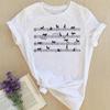Graphic Tee Short Sleeve Summer Top Wild Animal Sweet Trend Cute 90s Print Ladies Female T Clothing Casual Women's Fashion T-shirt