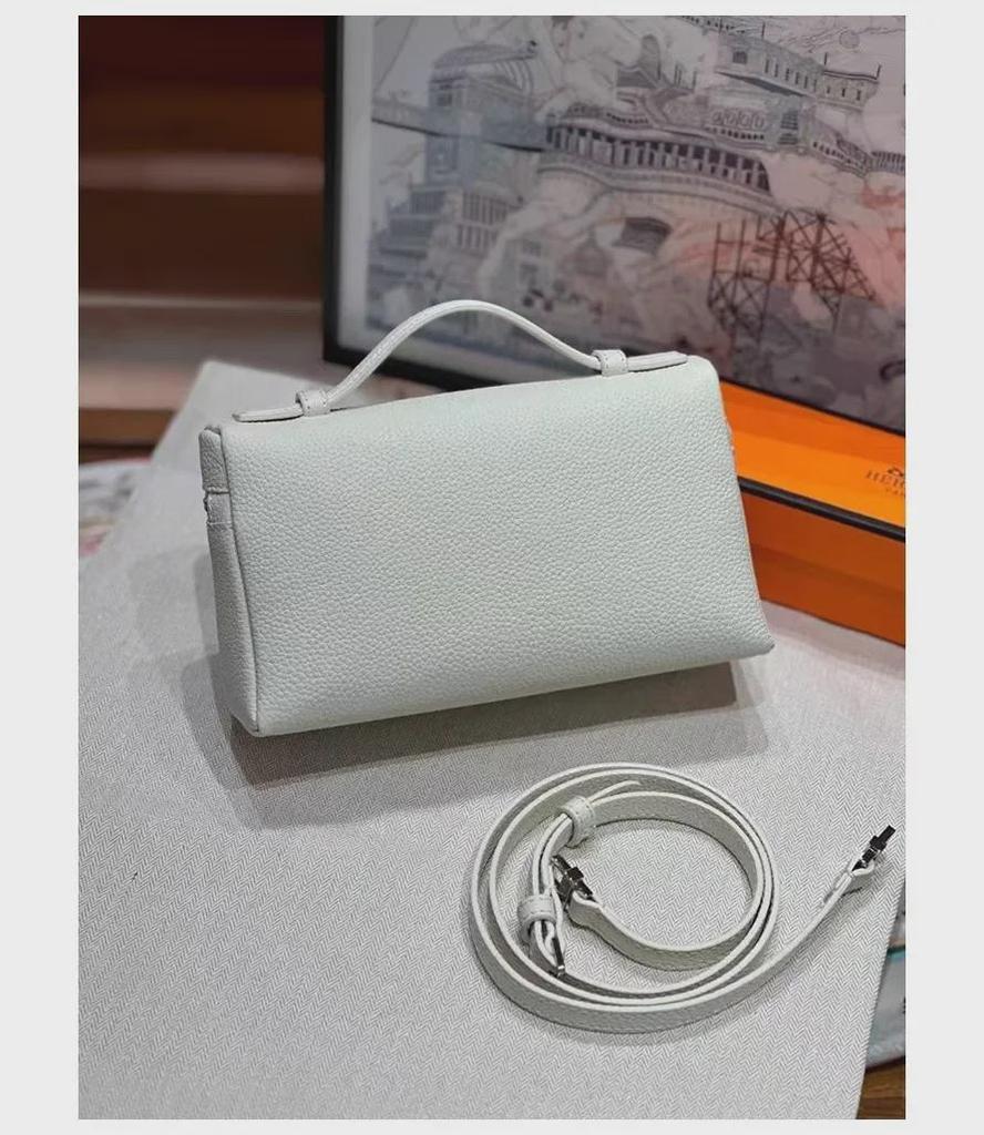 2024 женская сумка через плечо и на плечо из натуральной кожи с зернистой кожей личи - модная сумка и косметичка