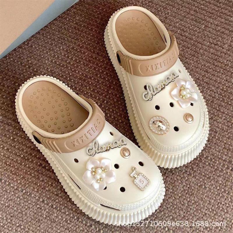 Летние женские нескользящие босоножки Sweet XIXI, увеличивающие рост – толстая подошва, универсальные пляжные сабо