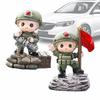 Солдатская скульптура 2 шт. смола настольные украшения солдатская художественная статуэтка коллекционная скульптура для интерьера автомобиля дома украшение стола