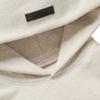 Fear of God Essentials FW22 Однотонная толстовка с принтом логотипа Мужские худи Светло-овсяный FOG-FW22-1125