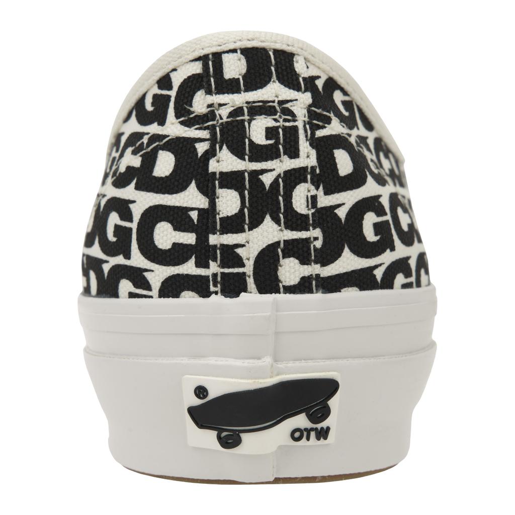 Comme Des Garçons x Vans Authentic 44 Универсальные Удобные Прочные Низкие Скейтбордические Кроссовки Унисекс Черные Белые VN000EEUUY6