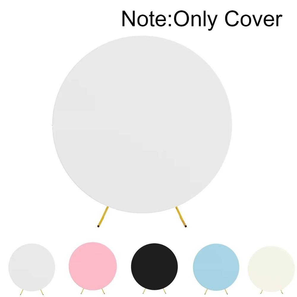 Новый однотонный круглый фон, эластичный полиэстер, чехлы для арки из воздушных шаров, 4 фута, чехол для круглого стенда-арки, вечеринка по случаю дня рождения