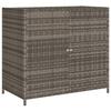 VidaXL Шкаф для хранения в саду, Органайзер для террасы с дверцами, Уличная мебель для патио, заднего двора, Серый 365545