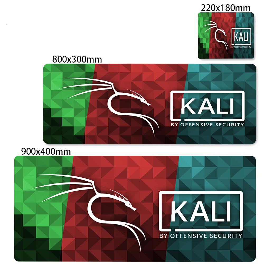 Игровой Коврик для Мыши Lockrand Матовый Kali Linux Игровой Коврик для Мыши Клавиатуры Настольный Коврик Резиновый Настольный Ковер Mausepad Для Компьютера Ноутбука 30x80