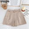 WTEMPO Summer Women's Chiffon Shorts Fashion High Waist Loose Shorts Wide Leg Shorts Casual Shorts Suit Shorts