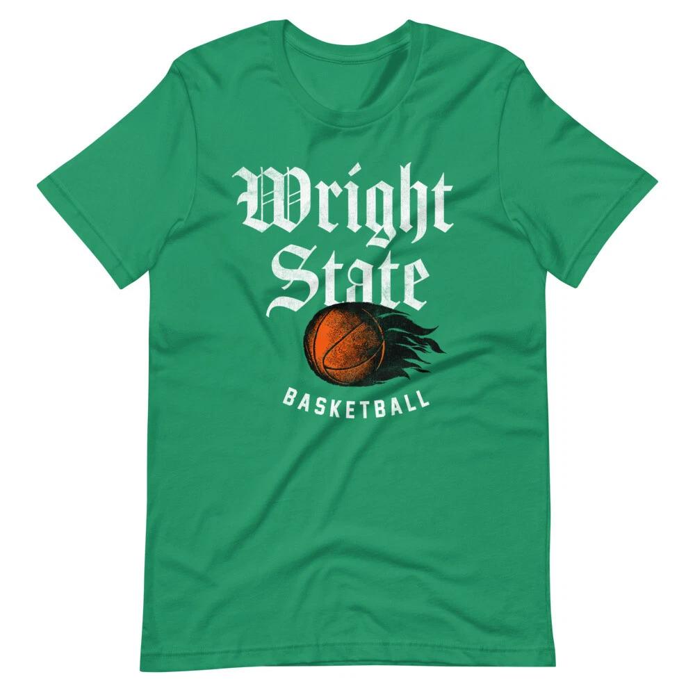 Wright State Basketball Retro Style Graphic Tee Shirt Unisex T-Shirt