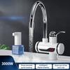 3000W High Power Household Electric Faucet Kitchen Instant Heating Water Faucet Intelligent Digital Water Heater