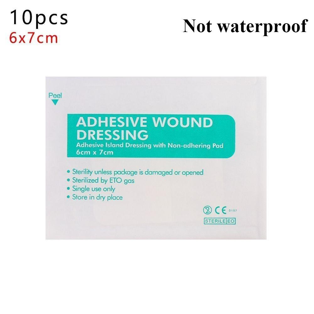 5/10 шт. дышащая повязка на рану, нетканая водонепроницаемая наклейка, самоклеящаяся повязка